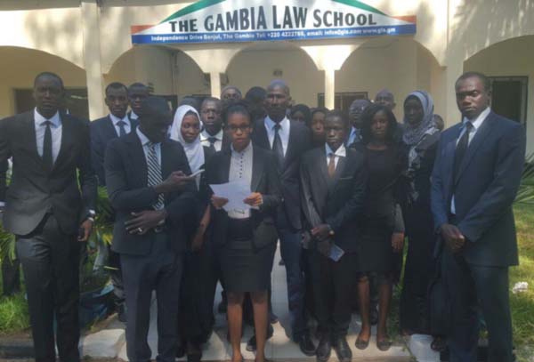 Gambia Bar School boycotts lectures