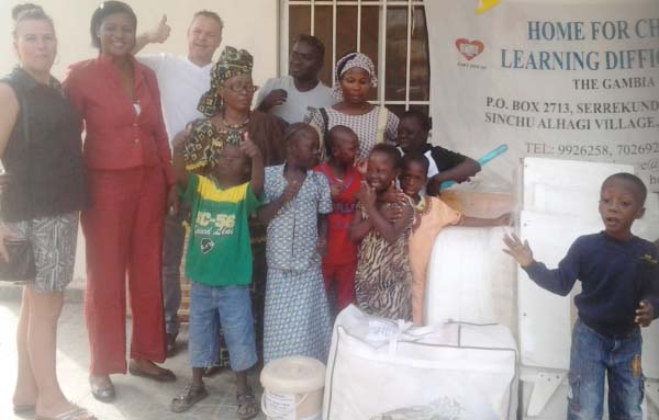 Rainbow for Gambia donates beds to Hart House