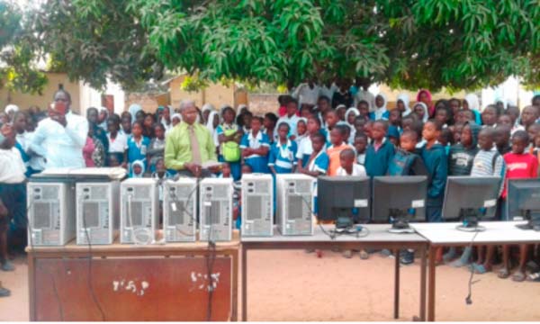 Swedish-based Gambian donates computers to Sukuta LBS