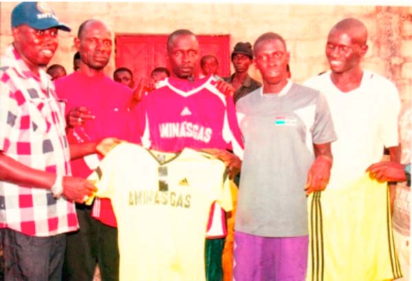 Amina’s Gas boosts Sanyang United with jersey, others