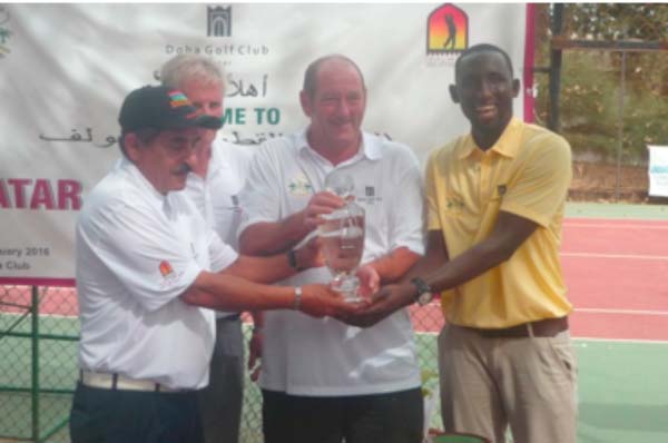 Drammeh wins third straight Qatar cup title