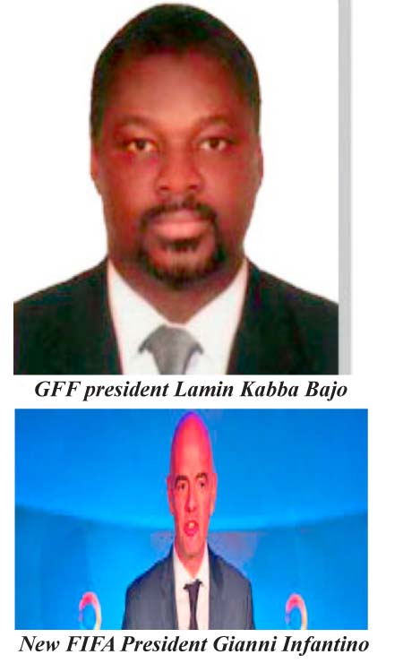 GFF prexy congratulates new FIFA president