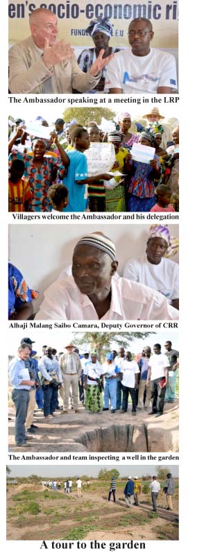 EU Ambassador to The Gambia visits EU funded Projects