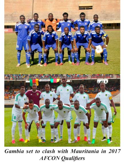 Gambia up for must-win in AFCON Qualifiers against Mauritania