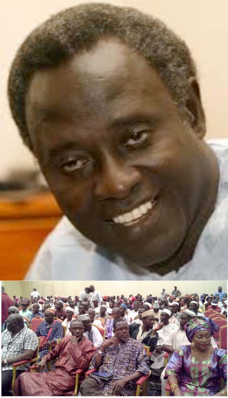 PDOIS installs Halifa Sallah as presidential candidate