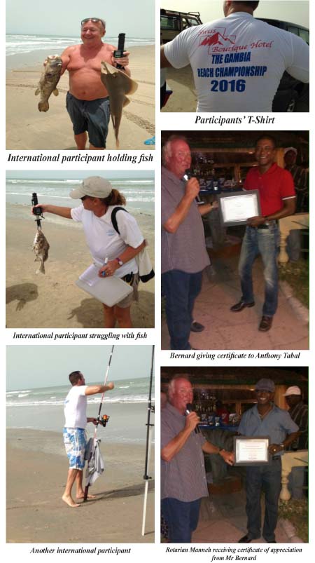 Gambia Beach Fishing Championship wraps up