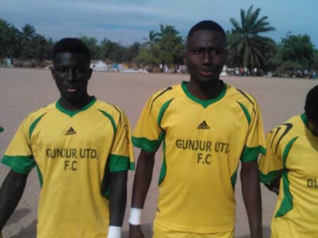 Gunjur Utd players react against fans for interrupting tie against Fortune