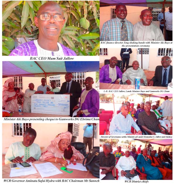 BAC presents D3.5M to Gamworks for development projects