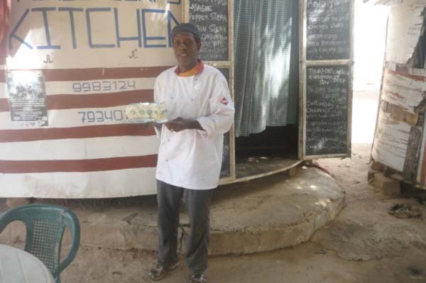 Peace Crops Chicken Restaurant proprietor conducts cleansing exercise in Fajara