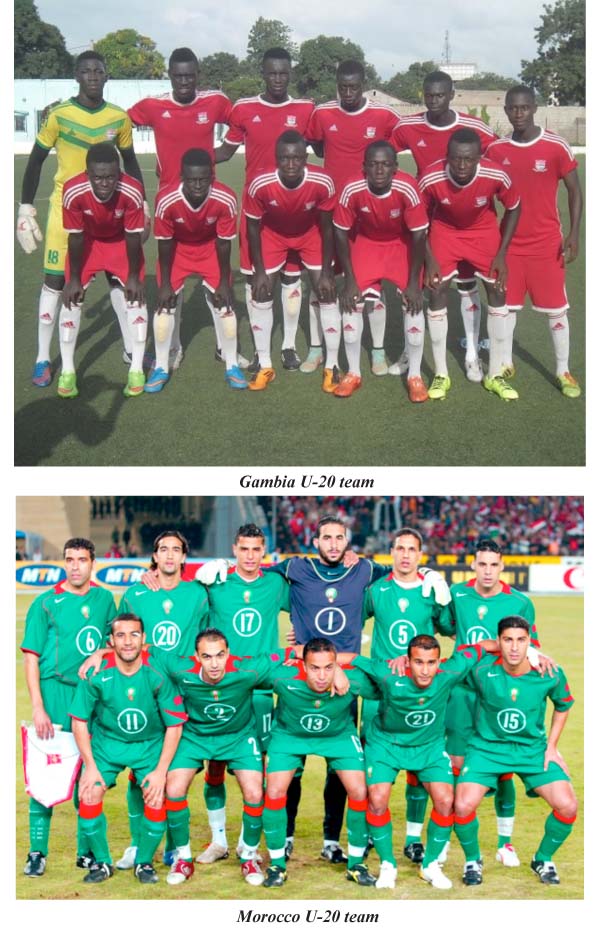 Gambia to retaliate against Morocco in African U-20 Qualifiers tomorrow