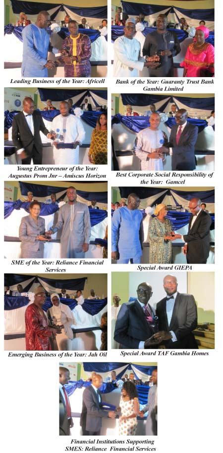 GCCI hailed as ‘significant partner to Gov’t’, as it awards Gambia’s best in business