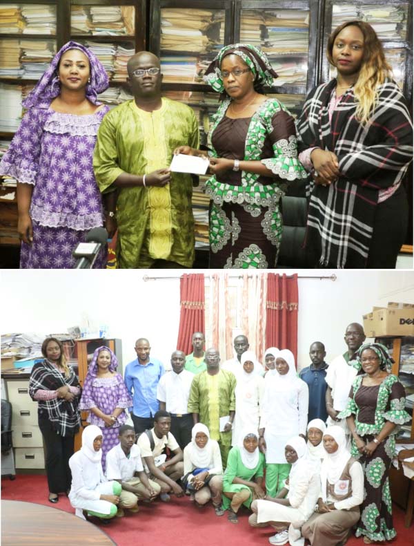 First Lady donates D158,000 to Sukuta school