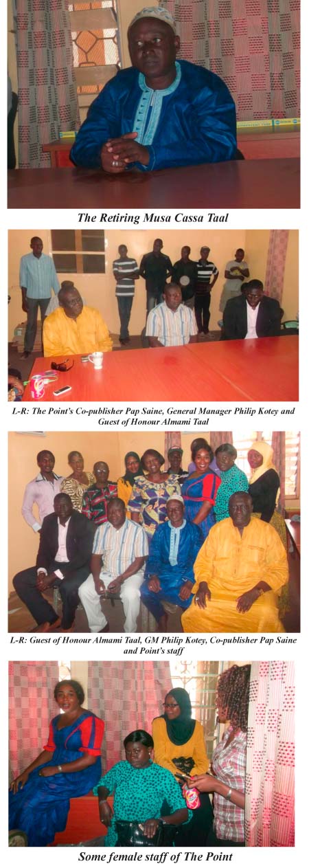 The Point’s Cassa Taal retires