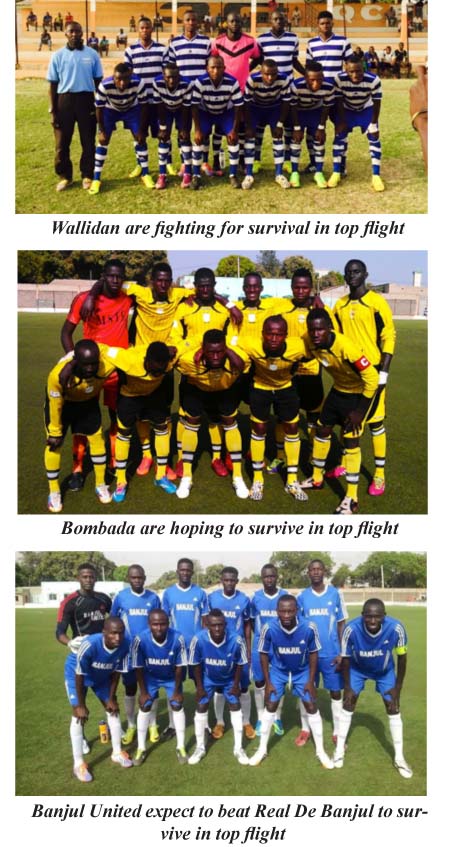 Battle for survival in GFF 1st domestic league set for Sunday