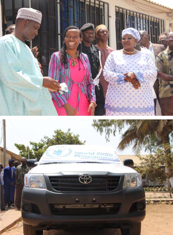 WFP provides vehicle suppor to boost SAFMU’S capacity as school meals technical unit