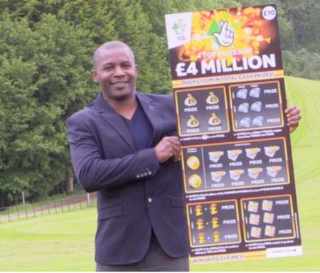 Gambian ‘nice bloke’ wins £4m in UK lottery