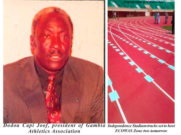 Gambia set to host ECOWAS Athletics Championship tomorrow