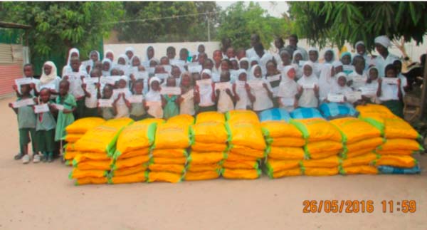 HELPING Charity donates rice to beneficiaries in North Bank Region