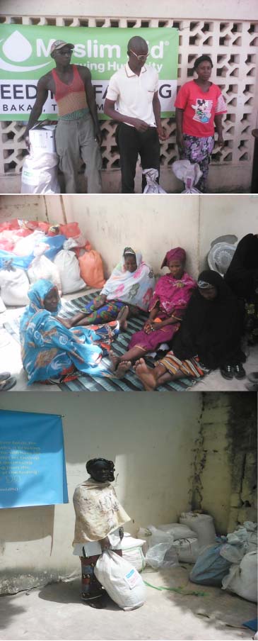 HOME AFFAIRS: Muslim Aid, Africa Relief Response provide food packs to households