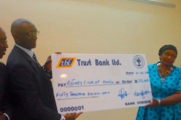 Trust Bank donates D50,000 towards Diabetic Foot Care Project