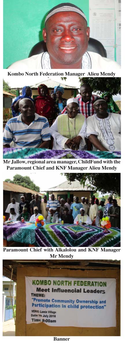 Kombo North Federation meets influential leaders  