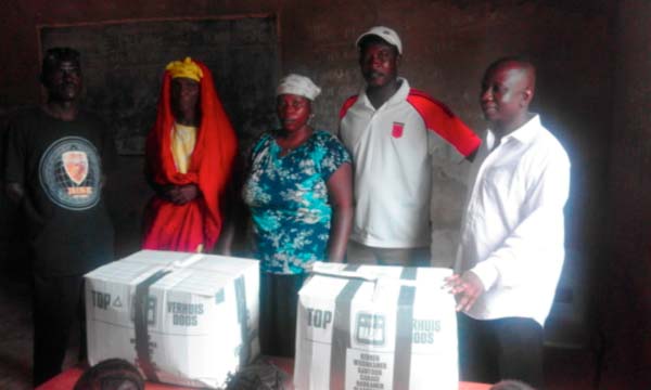 Dutch couple donate school materials to Fadera Kunda Nursery School 