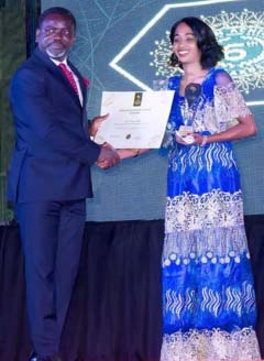 Gambia parliamentarian receives int’l award