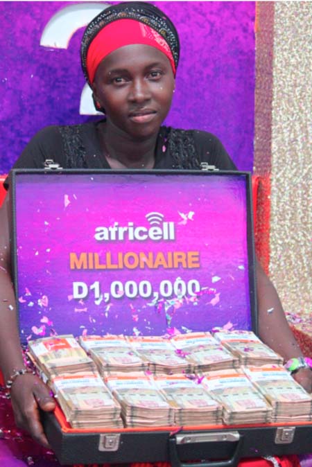 Africell makes 22-year-old a millionaire