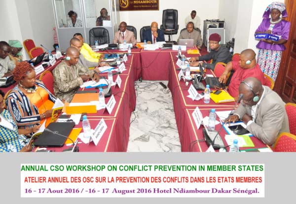 ECOWAS-Civil Society work towards consolidating Conflict Prevention efforts