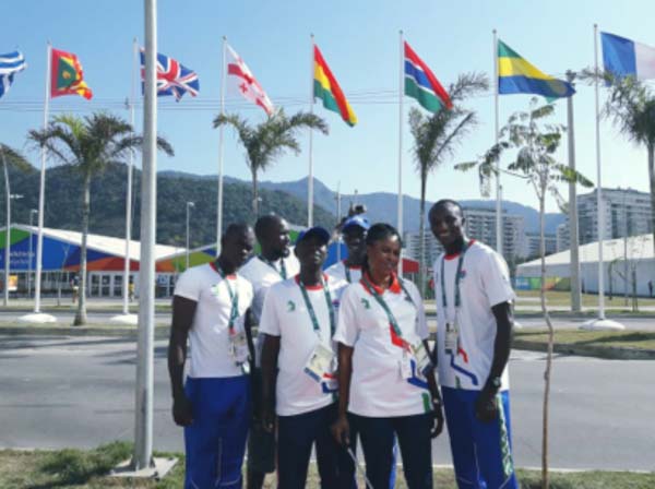 Gambian delegation arrives at Rio Olympics Games