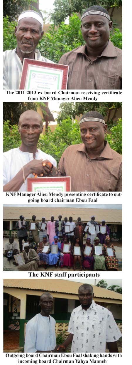 Kombo North Federation awards 22 ex-board members