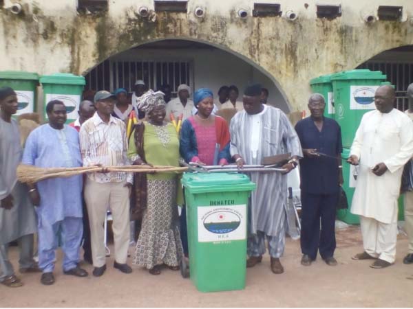 NEA donates cleansing materials to Banjul