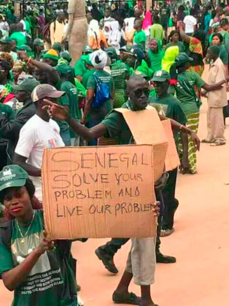 APRC militants show solidarity with Jammeh