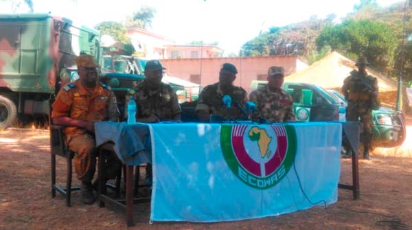 ECOMIG forces explain mandate in Gambia