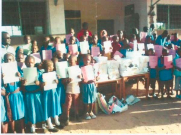 Sika school receives educational materials