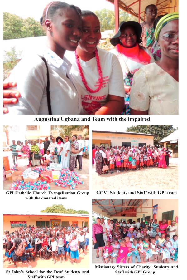 SHE SHE SHE: St Valentine’s Day: GPI reaches out to the needy with gifts and prayers