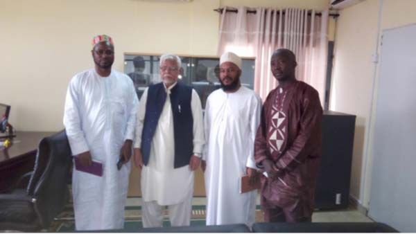 Islamic Online University Chancellor Visits UTG Vice Chancellor