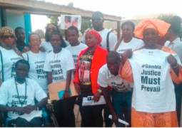 family members of somer of jammeh victims