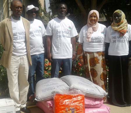 New Gambia Movement helps the needy