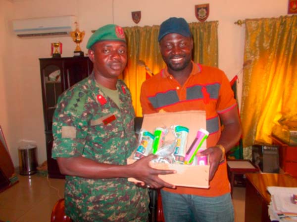 Star GMS presents solar torch lights to security units