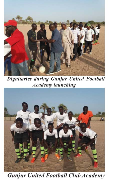 Gunjur United Football Club Academy launched