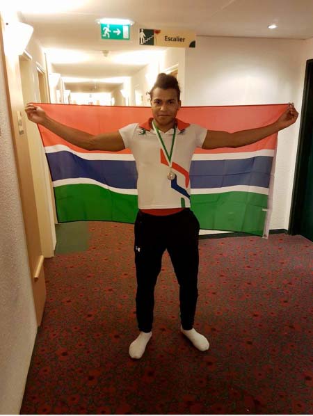 Gambian judoka clinches silver at African Senior Championships