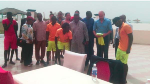 Gambians in Norway donate life shorts to Sand Beach Hotel
