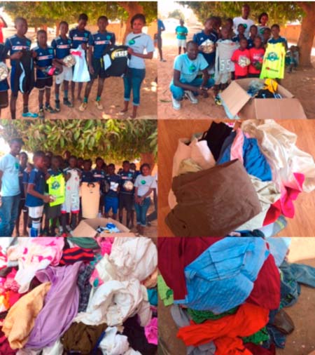 JOYE supports best football academy, fire victims