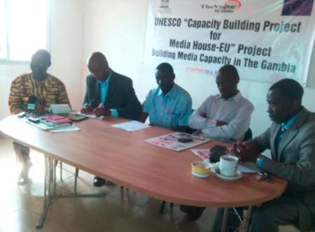 Voice newspaper starts UNESCO-EU training project