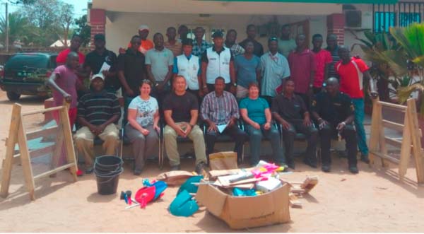 American agents train Gambian officers on exhumation