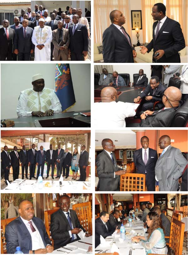 Standard Chartered Bank, Afrexim Bank Executives Visit President Barrow