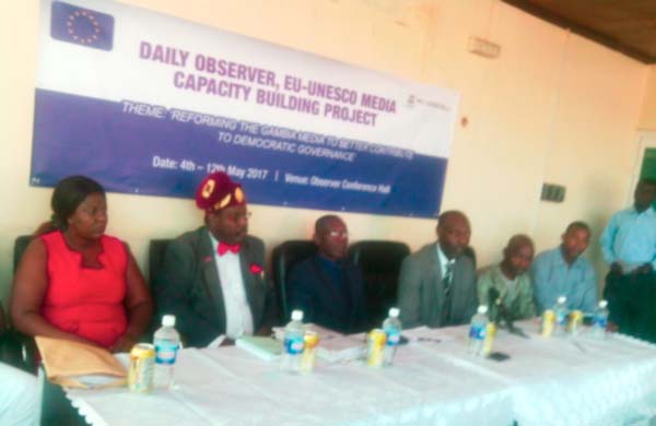 Daily Observer commences EU-UNESCO training project
