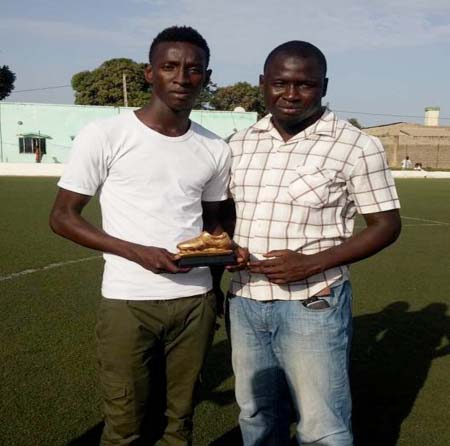 Mustapha Drammeh Grasps GFF Domestic League Top Scorer Award
