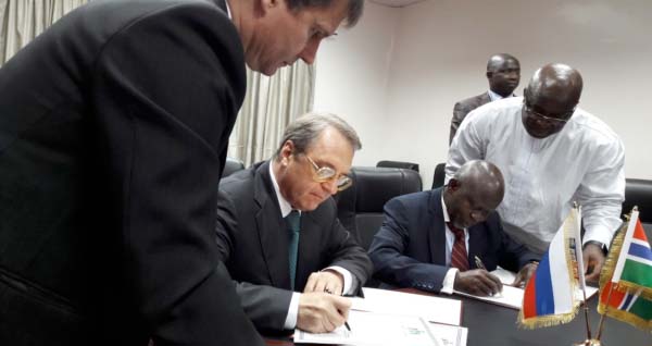 Gambia signs cooperation with Russia for Visa Exemption